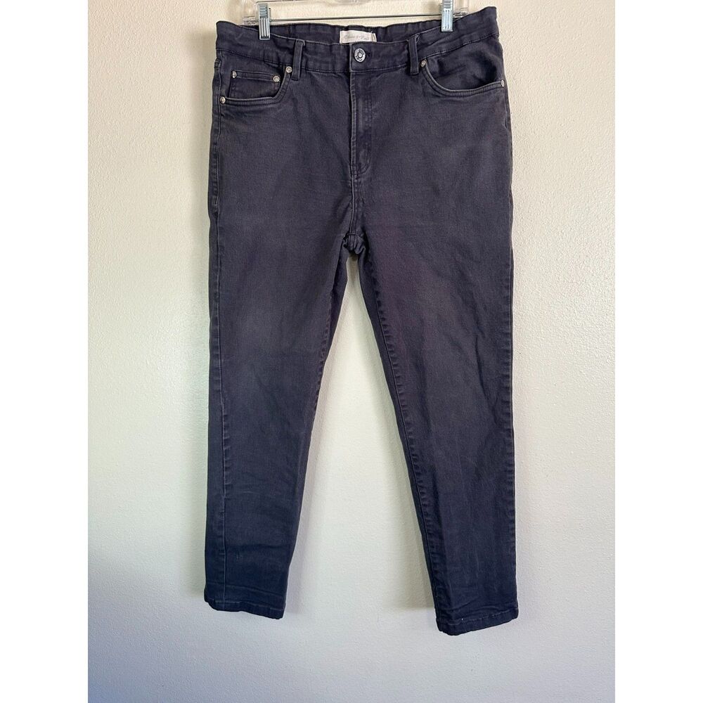 Stitches & Rivets Men's Classic Straight Leg Dark Gray Jeans Size 36X30